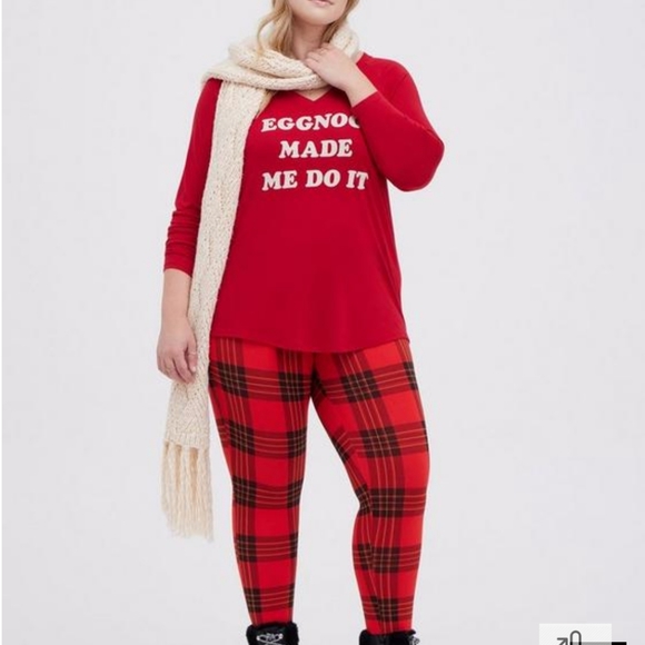 Torrid Eggnog Classic Raglan Tee - Picture 2 of 7